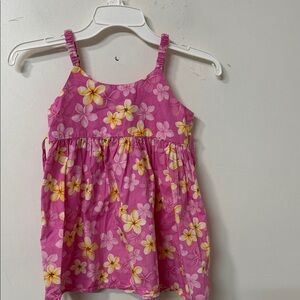 Floral Pink Kids Dress